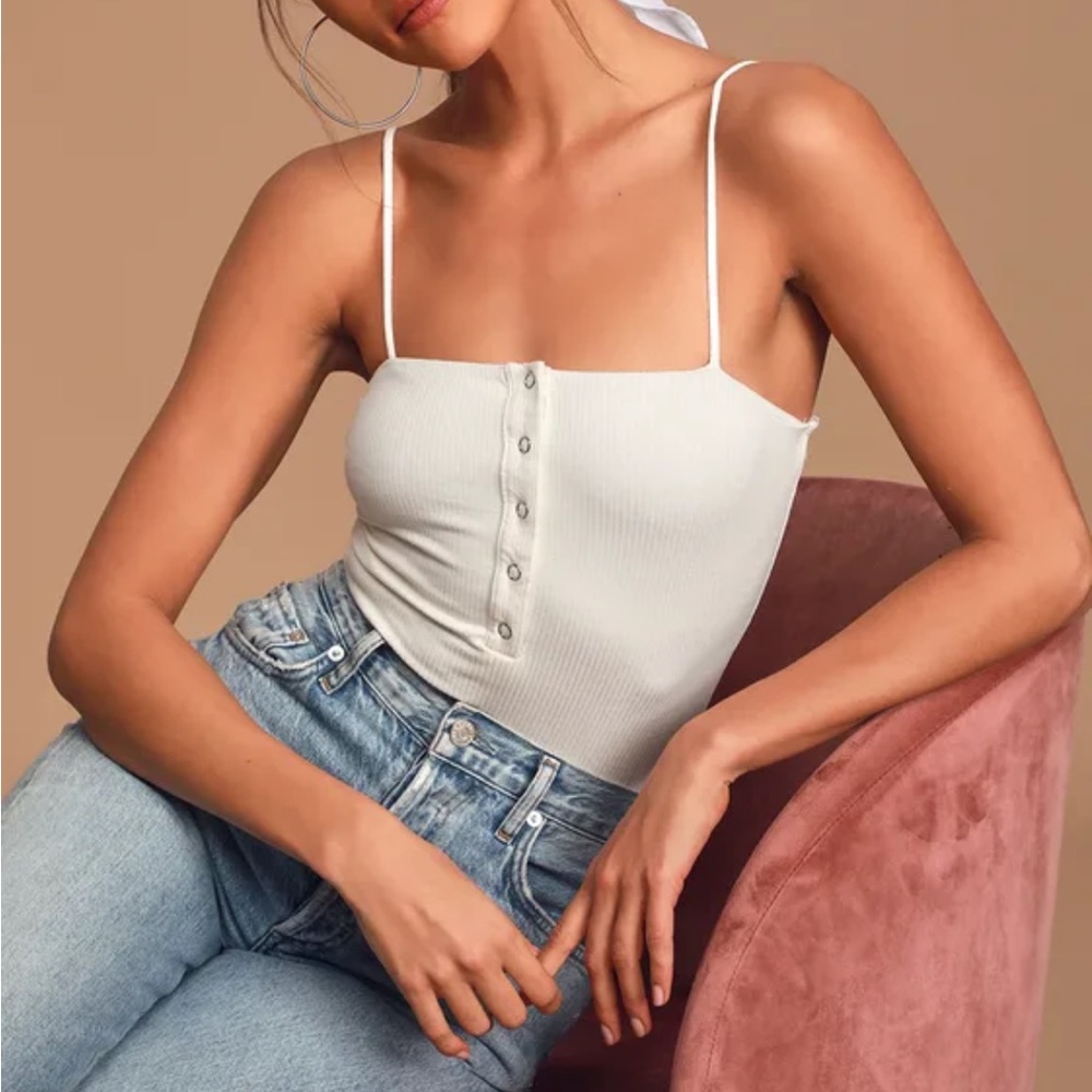 So Easy Snapped Ribbed Bodysuit